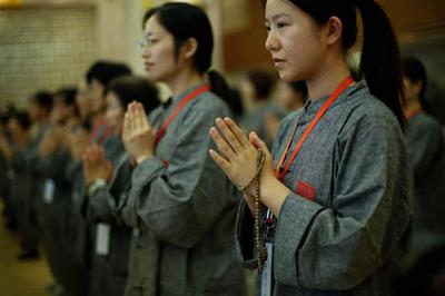 上海玉佛禅寺短期出家体验营开幕 报名费将全数捐出